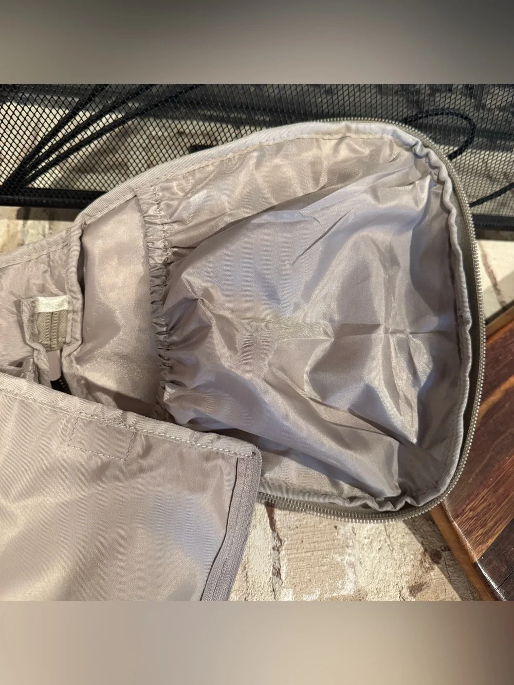 Halfday Convertible Garment Duffle Bag - Travel - Cream / Khaki - Picture 7 of 11